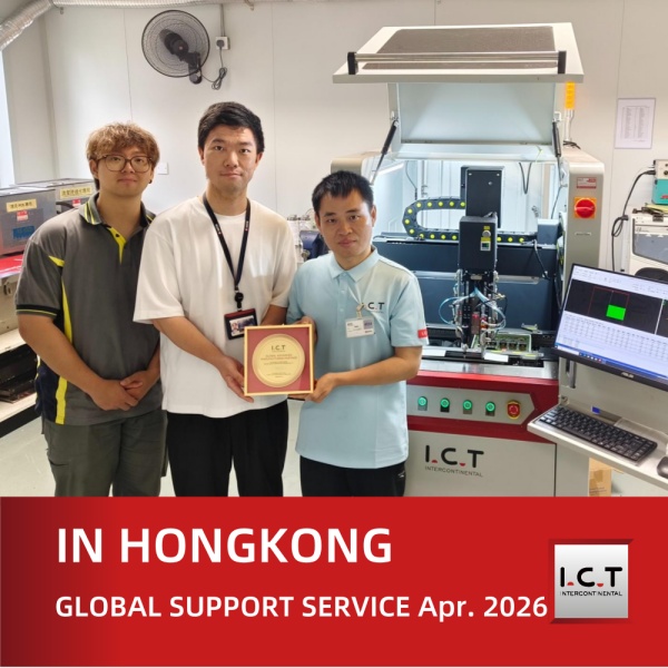 ICT Globalna tehnička podrška za stroj za konformno premazivanje u Hong Kongu